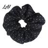Versatile Wrist Ornament Retro Polka Dot Hair Tie for Women Girls Soft Elastic Scrunchies Elegant Stylish Ties Gifts Ponytail Holder Fashionable