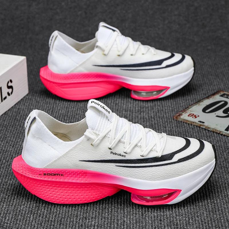 Silniční běžecké boty Karbonová deska Maratonské Letní sportovní boty pro chlapce Silná podrážka Vzduchový polštářek Originální běžecké boty