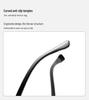 Trendy Anti-Blue Light Ultra-Light TR90 Black Glasses Frame with Prescription Lenses