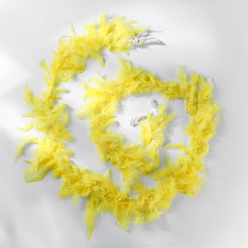 40g Fire Feather Turkey Boa, 2m - Party & Festival Scarf Decoration