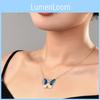 Modern Magnetic Butterfly Necklace With Customizable Color And Length For Women