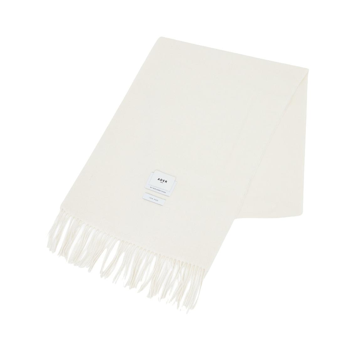 ADERERROR Fairy Solid Muffler Off White ONE SIZE