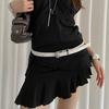 Trouser Decoration Y2K Wide Belt Punk Style PU Leather Waistbands Star Rivet Waist Belt  Girls