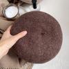 Thickened Wool Beret Milk Tea Color  Maca Color Versatile Painter's Hat