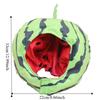 Cute Fashionable Watermelon Headgear Novelty Soft Watermelon Hat Funny Fiber Cotton Watermelon Headdress Cosplay