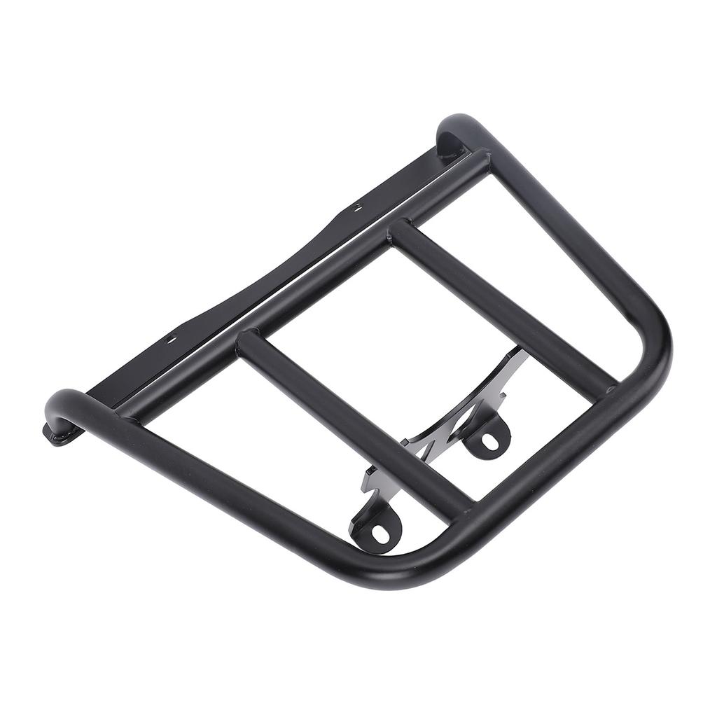Motorcycle Rear Luggage Rack Carbon Steel Strong Load Bearing Ample Space Rear Cargo Carrier Rack Replacement for