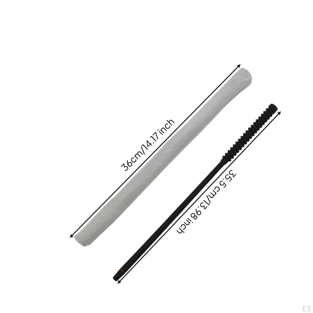 Flute Cleaning Rod Spiral Design DoubleSided Absorbent Cover Fit Wind Instrument