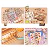 Cartoon 3D House Scene Sticker Miniature Simulated Store Scene Sticker for Scrapbooking Journal Notebook Photo Album