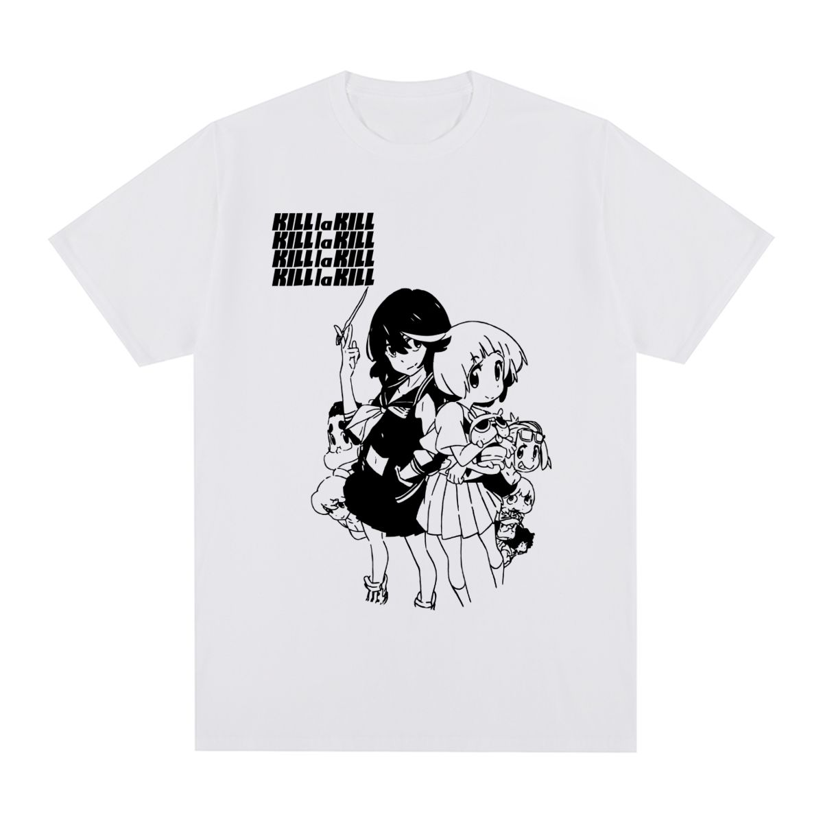 Kill La Kill Винтажная футболка Рюко Матой Аниме Харадзюку Японская Милая Хлопковая Мужская Футболка Новая Футболка Женские Топы S