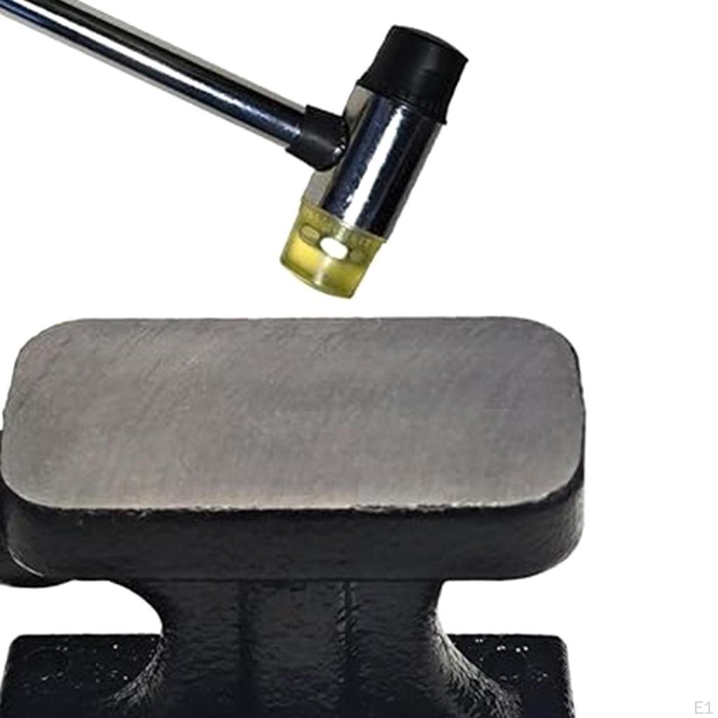 Zestaw młotków z podstawą kowadła DIY Materiały Wszechstronny Przenośny Antypoślizgowy Kuty Stojak Blok Stołowy