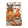 Weather Proof Autumn Garden Flag Polyester Outdoor Decors Thanksgiving Seasonal Yard Banners Outdoor Hanging Flags