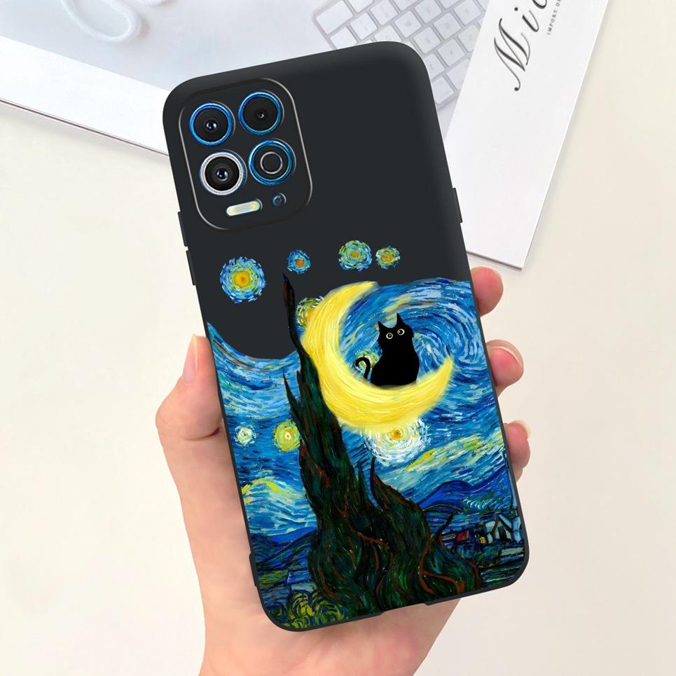 For Motorola Moto G100 Case Cute Panda Luxury Stylish Painting TPU Soft Phone Cover for Motorola Edge S 5G Bumper Silicone Coque