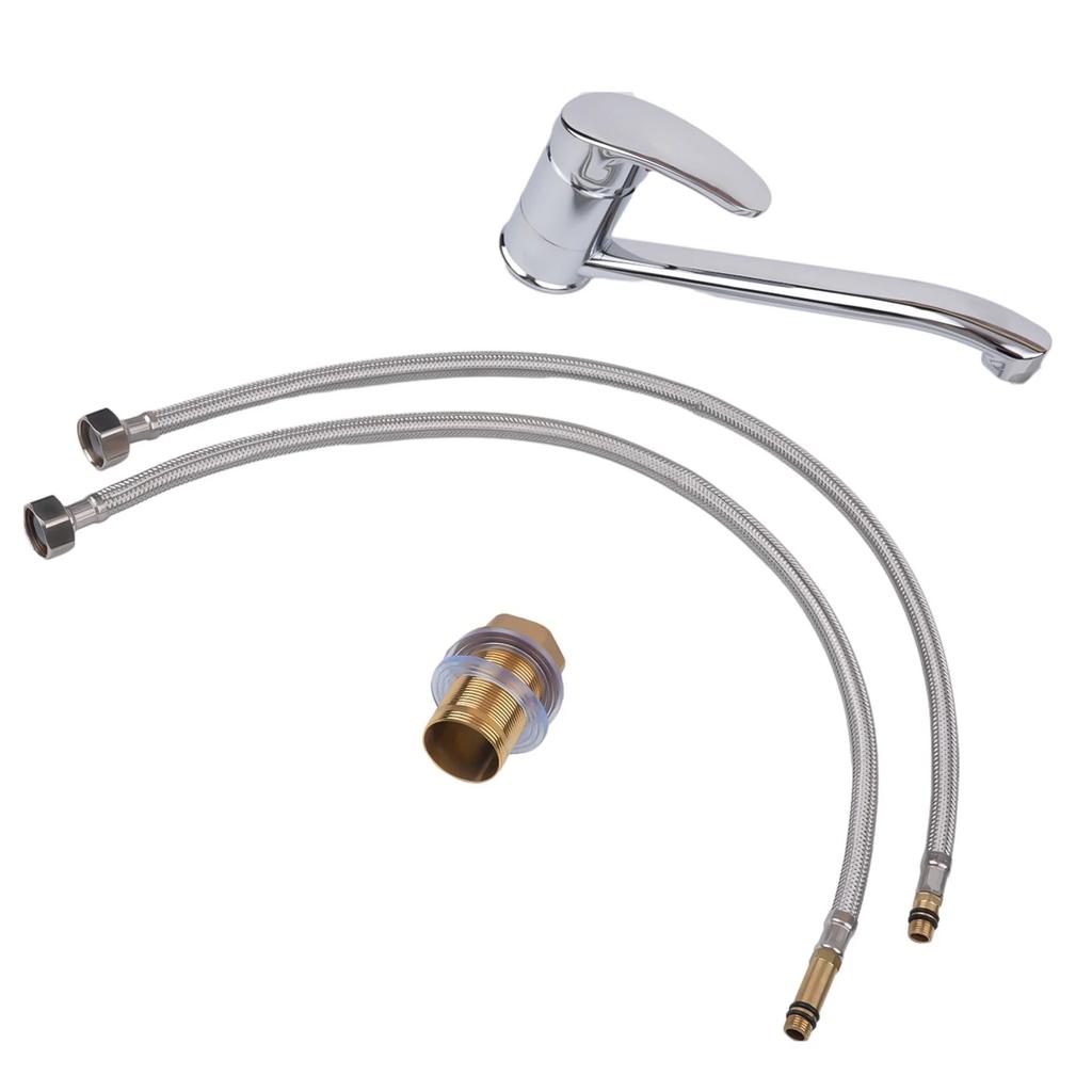 Modern Basin Faucet Modern Polished Chrome Plated Faucet Deck Single Handle Swivel Kitchen Tap Mixer For Bathroom Faucet