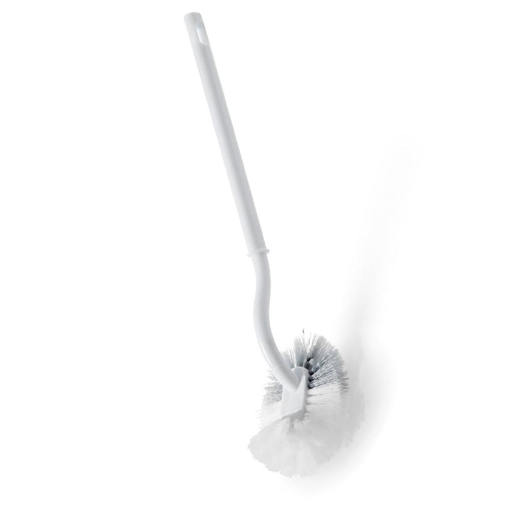 S Shaped Toilet Scrub Brush Dead Corner Cleaning Dense Brush Hair Toilet Scrub Brush for Bathroom