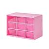 PVC Storage Box 9 Grids Drawer Organizer Box Desktop Drawer Organizer  For Jewelry Cosmetics