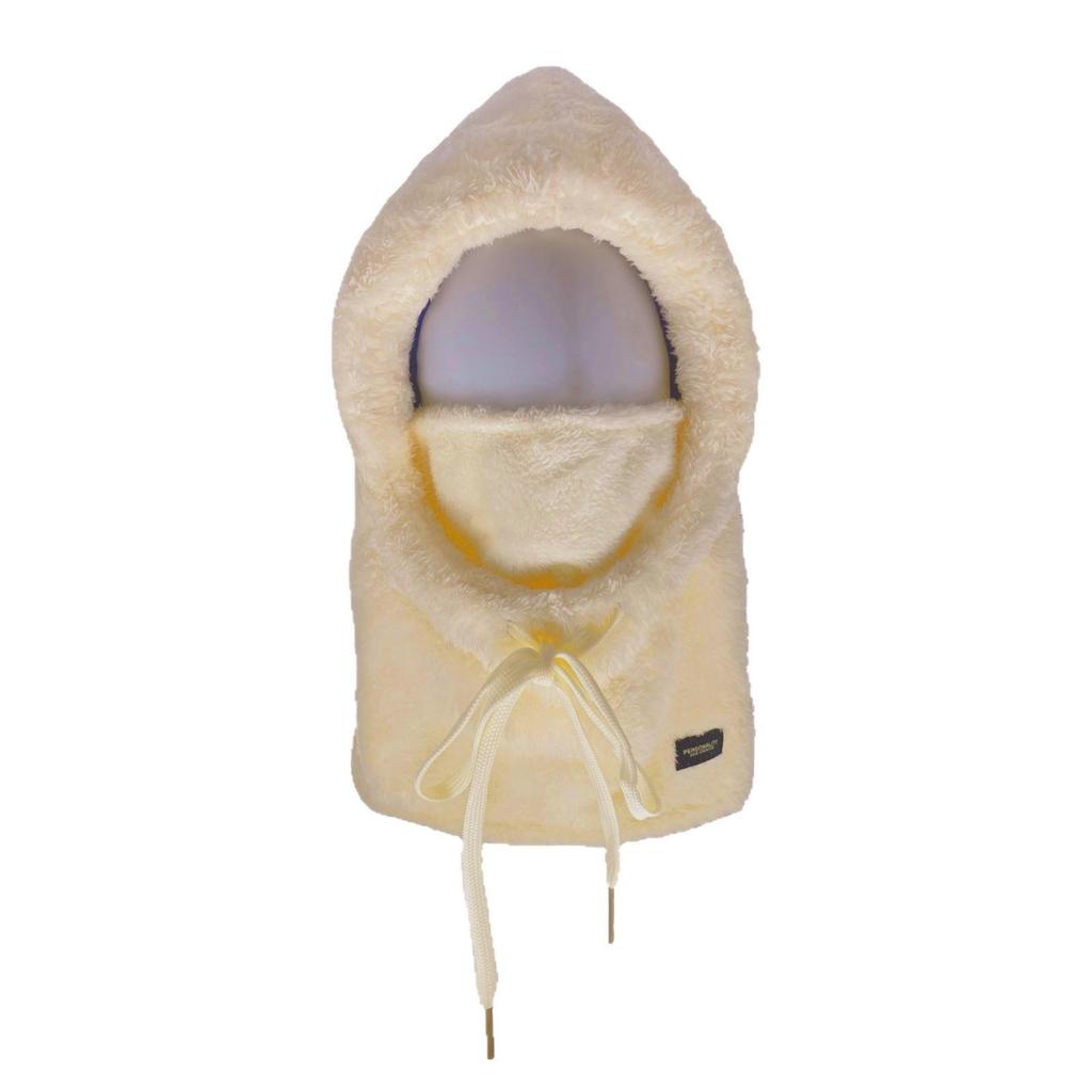 Women's Winter Velvet Balaclava Hat - Windproof Ear Protection for Cycling
