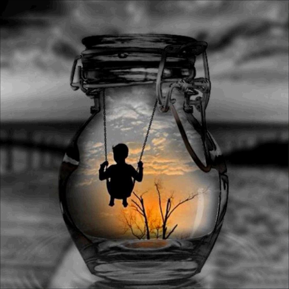 5D Diy Diamond Painting Cup Cross Stitch Sunset Landscape House Animal Penguin Mosaic Diamond Embroidery Home Decoration Gift