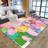 Cartoon animation Pattern Rug, Indoor/Outdoor Mat, for Picnic, Gameroom, Bedroom, Office, Living Room, Home Decor Carpet, Birthday Gift