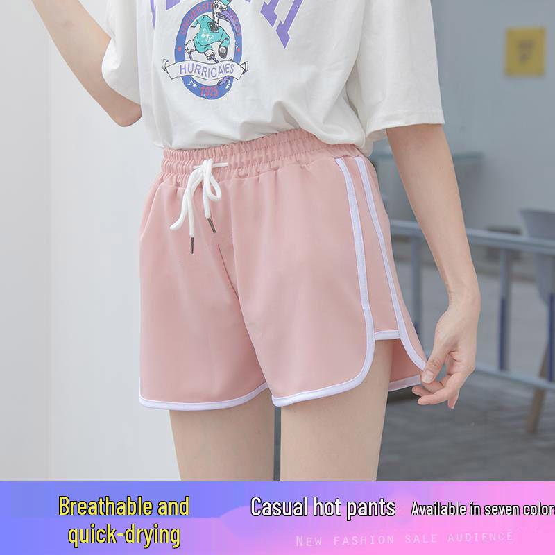 Plus Size Women’s Quick Dry Summer Running Shorts - High Waist, Loose, Trendy Wide-Leg for Yoga and Casual Wear