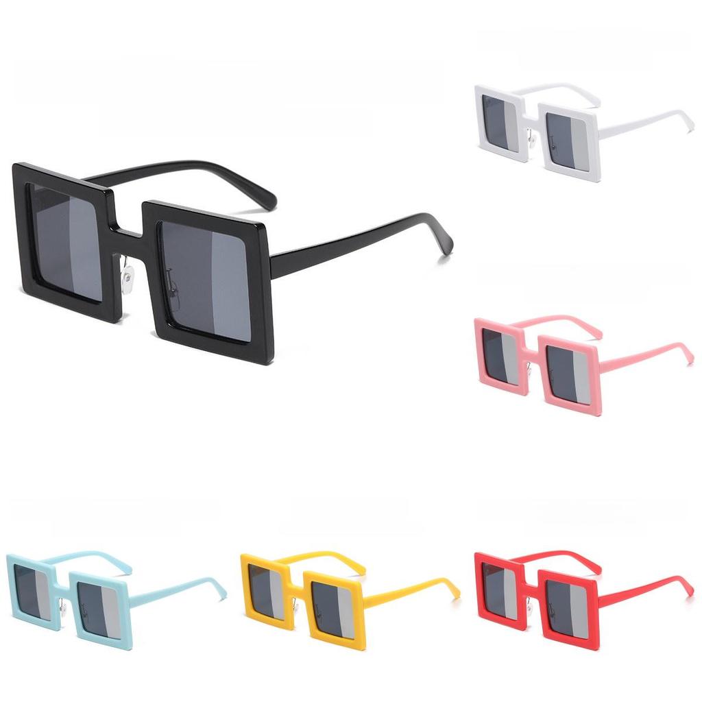 Stylish Square Glasses With Pc Frame And Silver Colored Lenses For Fashionable Streetwear And Events