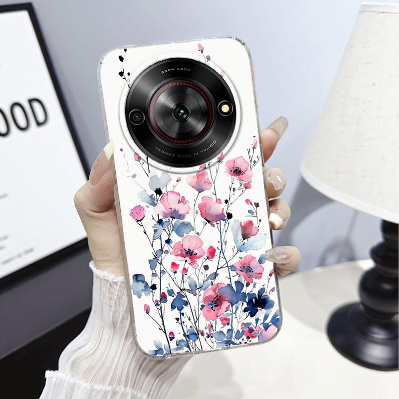 For ZTE Blade A75 5G A 75 5G Case Clear Protect Cover For ZTE Nubia Focus 5G Clear Soft Silicone Phone Case Marble Print Pattern