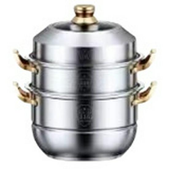 316 Stainless Steel Multi-Layer Steamer Pot: Food-Grade, Thickened Soup Pot for Induction Cookers
