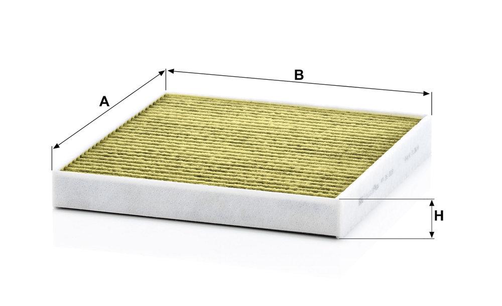 Cabin Filter Vw Golf Iv 97> Anti-allergic 2.0 Tdi