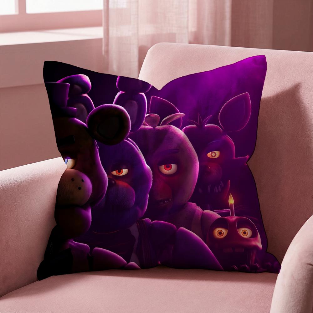 F-Five Nights At Freddy's GAME Cushion Cover Multi-Scene Pillow Cover for Home & Car - Reversible, Soft & Durable for Daily Use