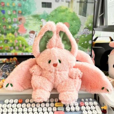 Plush Toy Flying Big Bat Rabbit Cute Stuffed Toy Big White Rabbit Doll Sleeping Pacify Doll Doll Bat Rabbit
