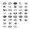 Face Paint Stencils, Body Painting Template Durable, Masquerade Festivals Portable Carnivals Party