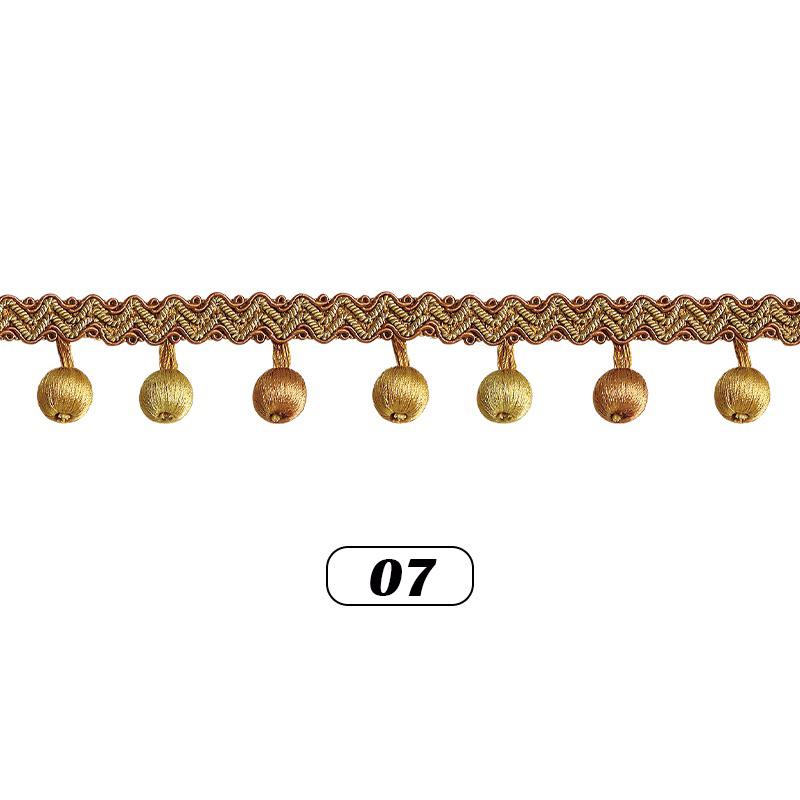 1 Meter Curtain Lace Tassel Pom Pom Ball Fringe Upholstery Ribbon Trim For Diy Sewing Sofa Tablecloth Curtain Decor Accessories