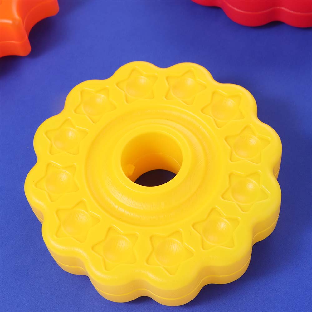 Stackable Rainbow Spinning Stacking Toys Early Education Baby Rotating Stacking Toys  Kids Toddler