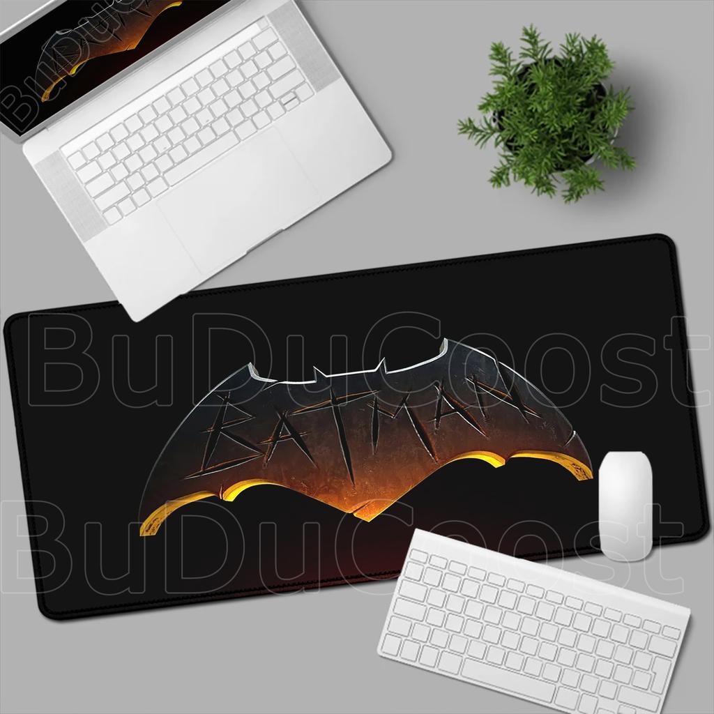 B-Batman Mouse Pad HD Large Gaming Non-slip Rubber Keyboard Desk Mat Office Laptop Computer Pc Gamer Cabinet Mousepad Xxl Carpet