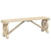 Garden Benches 2 Pcs Solid Pine Wood