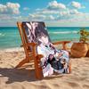 1pc Tsuyuri Kanawo Beach Towel, Comfortable and Thick, and Swimming/Bath/Picnic/Camping Towel, Suitable for Seaside Beaches