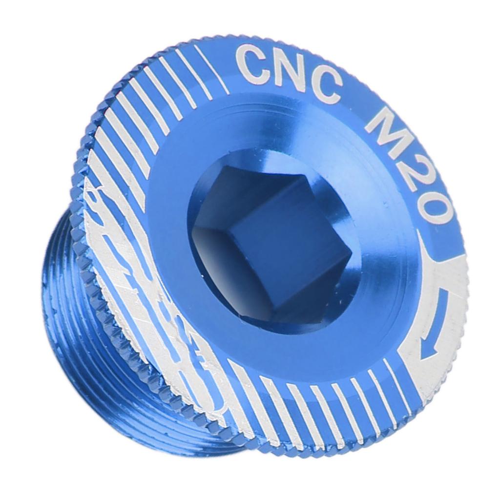 Șuruburi braț pedalier bicicletă Aliaj de aluminiu Șurub fixare pedalier M20 Șuruburi braț pedalier bicicletă M20 Albastru