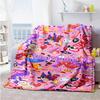 Coper ta Plaid Circo Digitale Testo Personalizzato Coperta Personalizzata Morbida Calda Accogliente Versatile per Biancheria da Letto Soggiorno Sedia da Ufficio Mare
