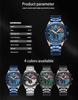 CURREN 8410 Men's Waterproof Chronograph Quartz Watch with Steel Band