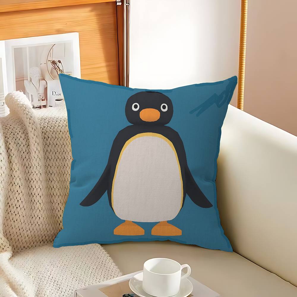 Cartoon Niedlich Pingu Pinguin Anime Kissenbezug Sofa Kissenbezug Heim Zimmer Dekoration Kinder Geschenk