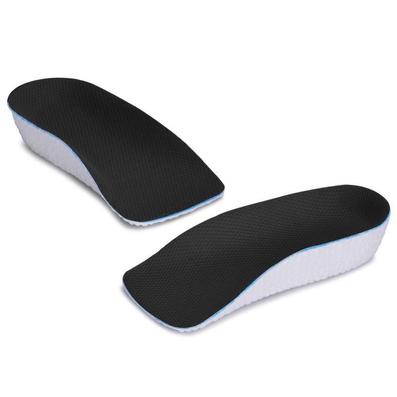 4D Popcorn Design Height Increase Insoles with Arch Support and Shock Absorption for Men and Women