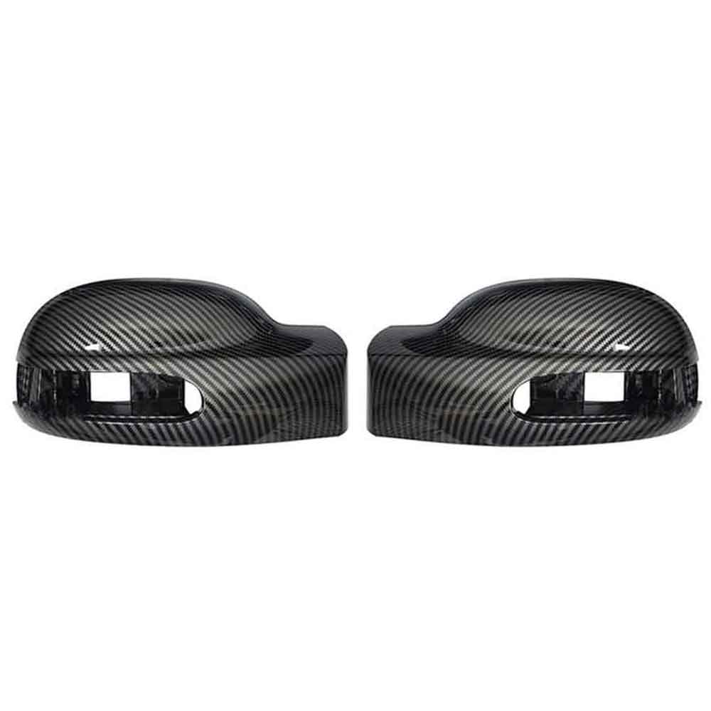 Car Carbon Fiber Rearview Side Glass Mirror Cover Trim Rear Mirror Covers For Mercedes-Benz Viano W639 2003-2010 A6398110461
