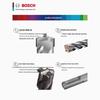 Bosch 5-Series Electric Hammer Drill Bit, Four-Groove, Cross Wall-Penetrating, Extended Length, Round Shank for Concrete.