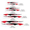Car Stripes Stickers For Vehicle Boat RV Campervan Caravan Motorhome Truck Trailer Camper Van Auto Decoration Decals Accessories