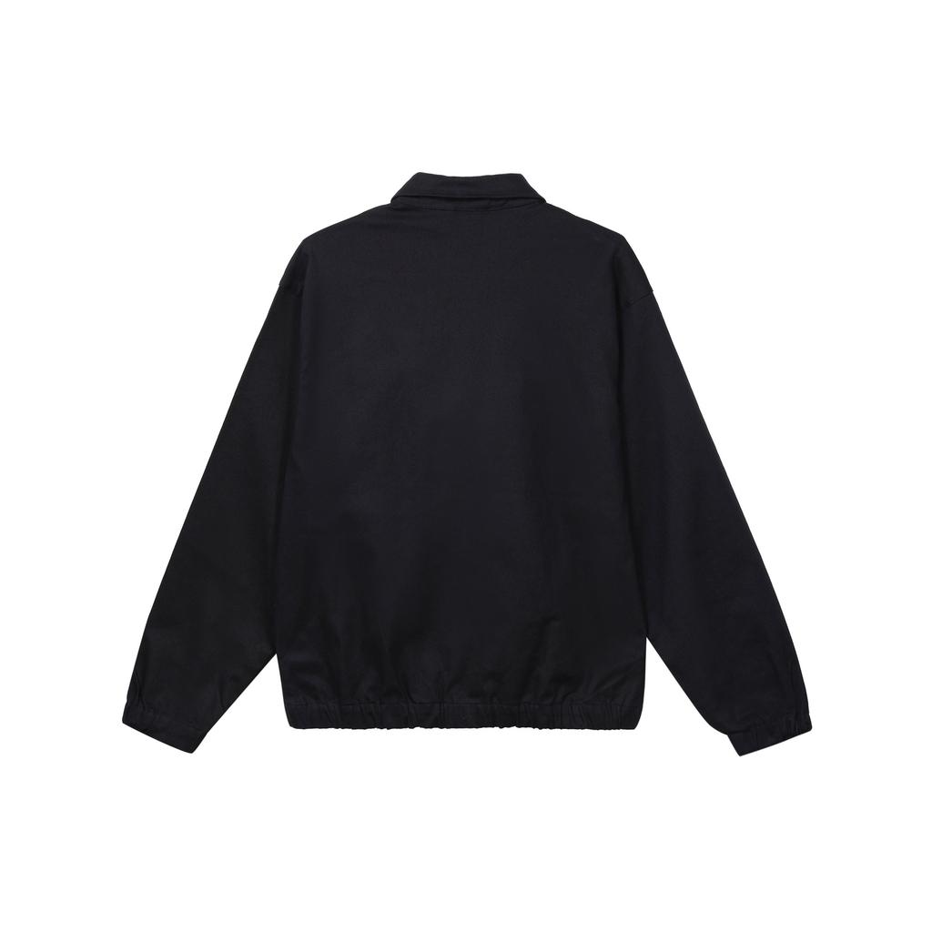 Nike Solid Color Logo Casual Collar Jacket Unisex Jackets Black DQ6335-010