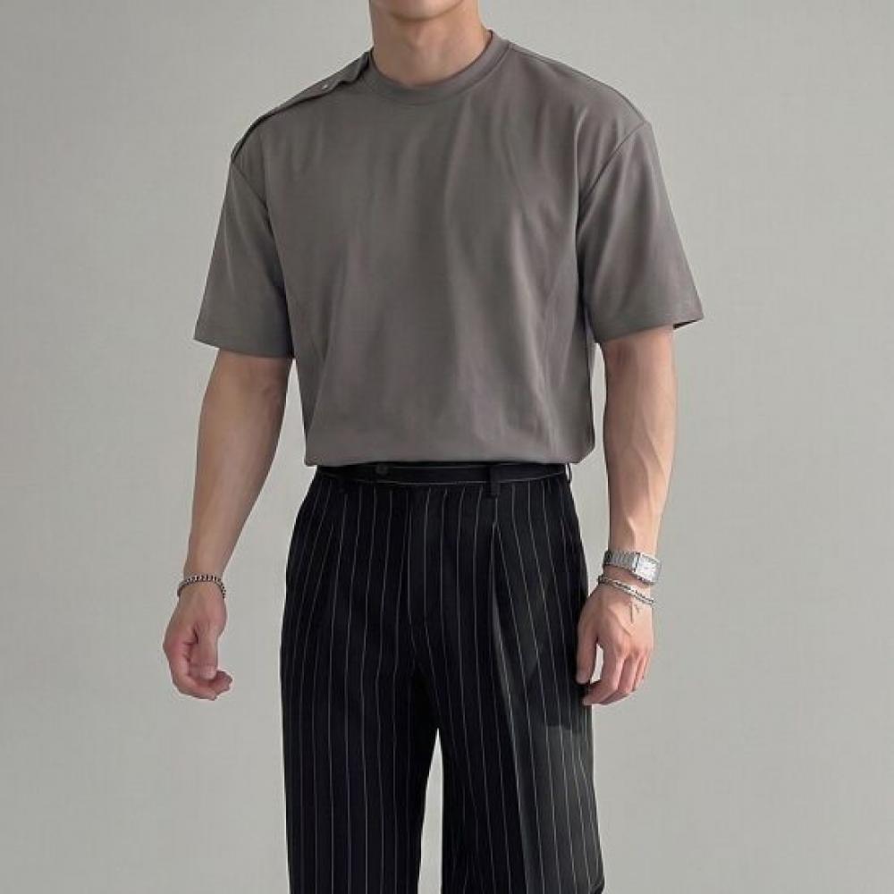 Onl Men S Cropped ShorT Sleeve T ShirT muScle fiT