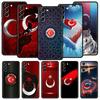 Handyhülle Cover für Samsung Galaxy S26 S25 S24 S23 S22 S20 S21 FE Ultra Plus S25 Edge 5G Weiche TPU Capas Türkische Flagge Fundas Taschen
