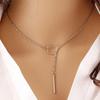 Y-Shaped Personality Clavicle Pendant Necklace for Women