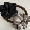 Korea Big Silk Scrunchies for Women Elastic  Blue Hair Tie Girls Large Hair Rubber Bands Satin Scrunchies Hair Accessories