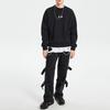 Li-Ning Unisex Logo Embroidery Round-Neck Sweatshirt 'Black' Men's AWDRC75-1
