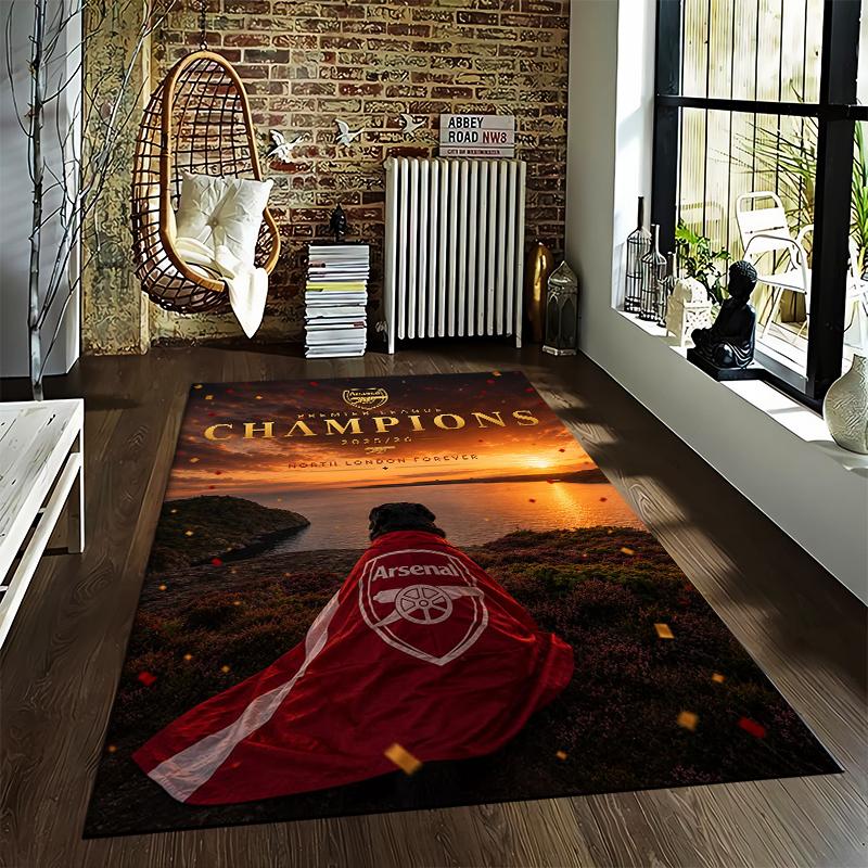 Premier League Champions Carpet Non-slip Rug Suitable for Living Room and Bedroom Sofas